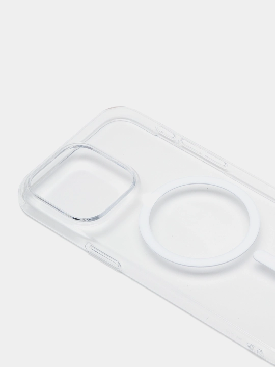 Мagnit silikon g'ilof iPhone 15 Pro/Max 14 Pro/Max 13 Pro/Max 12 Pro/Max uchun MagSafe