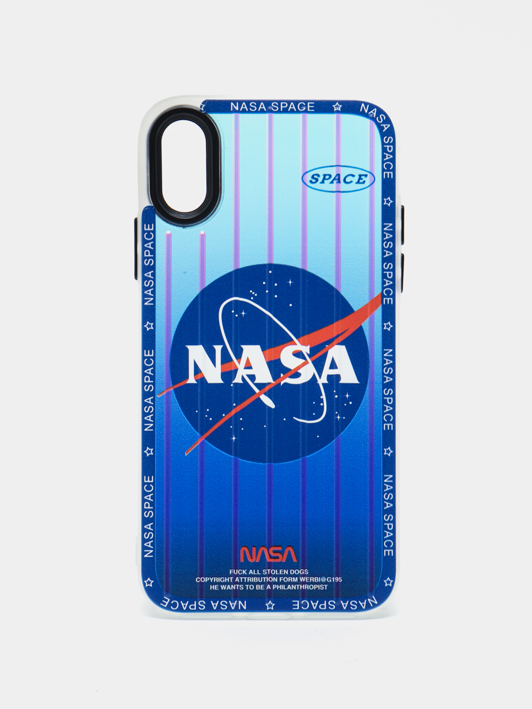G'ilof Nasa iPhone 6s, 7, 8, SE, XR, XS, 11, 12, 13, 14, Pro, Max, Plus, Mini uchun - 