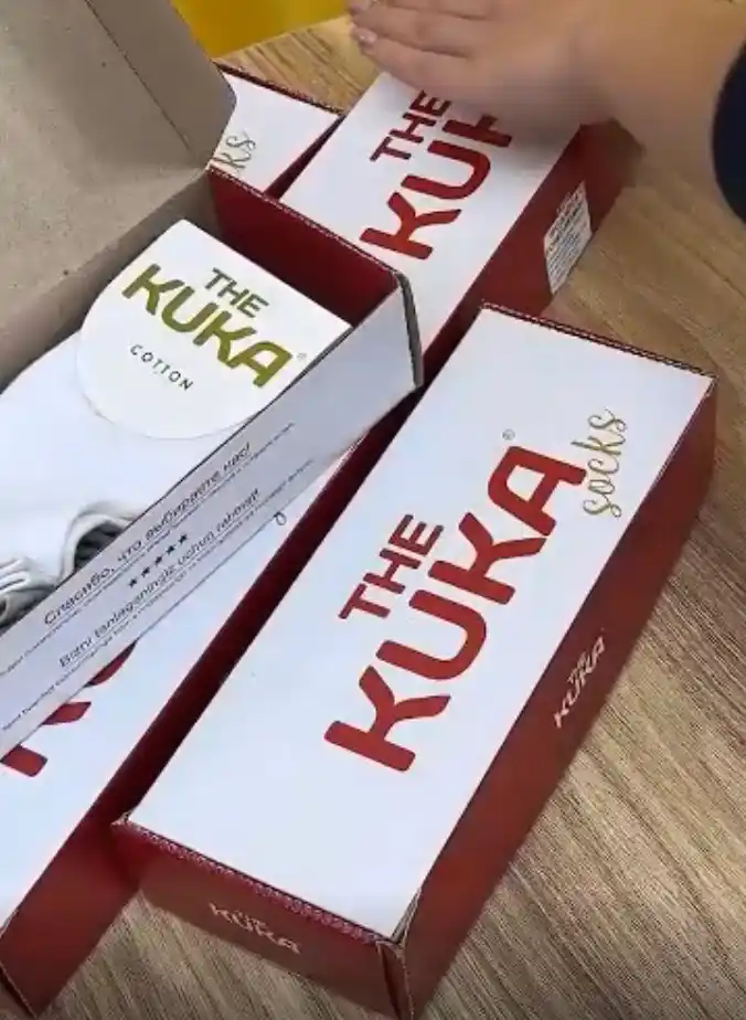 Носки женские The Kuka, набор 5 пар, в подарочной коробке 