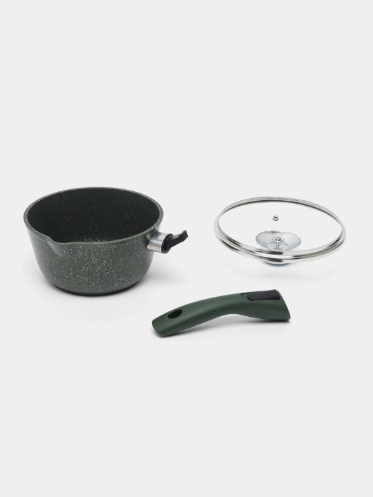 Cho'mich, olinadigan tutqichli va shisha qopqoqli AP liniyasi "Trendy style", 1.5 litr