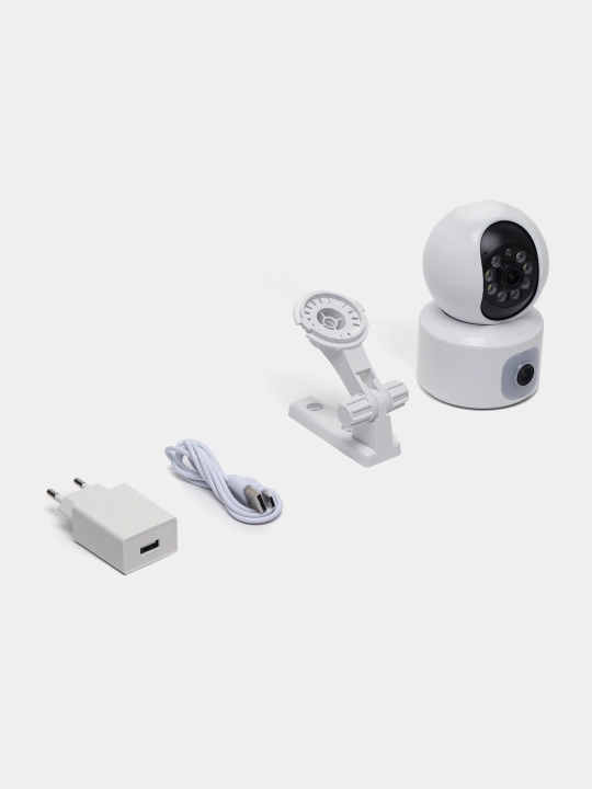 Камера IP видеонаблюдения PTZ 360 WiFi, двойной объектив