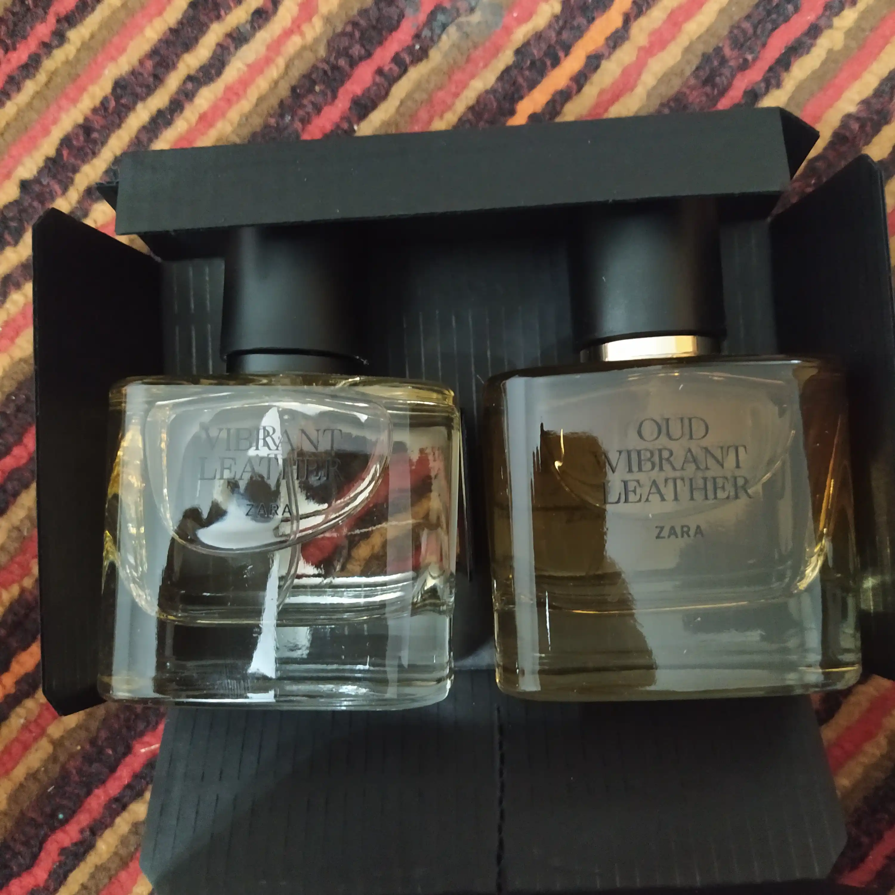 Парфюмерная вода для мужчин ZARA Vibrant Leather 60 мл + Vibrant Leather Oud, 60 мл