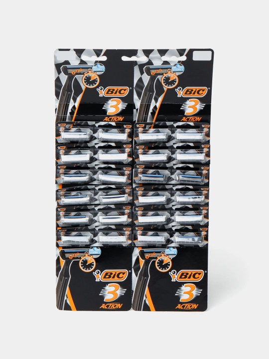 Бритвенный станок Bic 3 Action, 24 шт