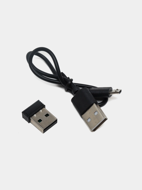 LED Rgb 24ghz RF-6800 qayta zaryadlanuvchi simsiz optik sichqoncha, noutbuk sichqonchasi
