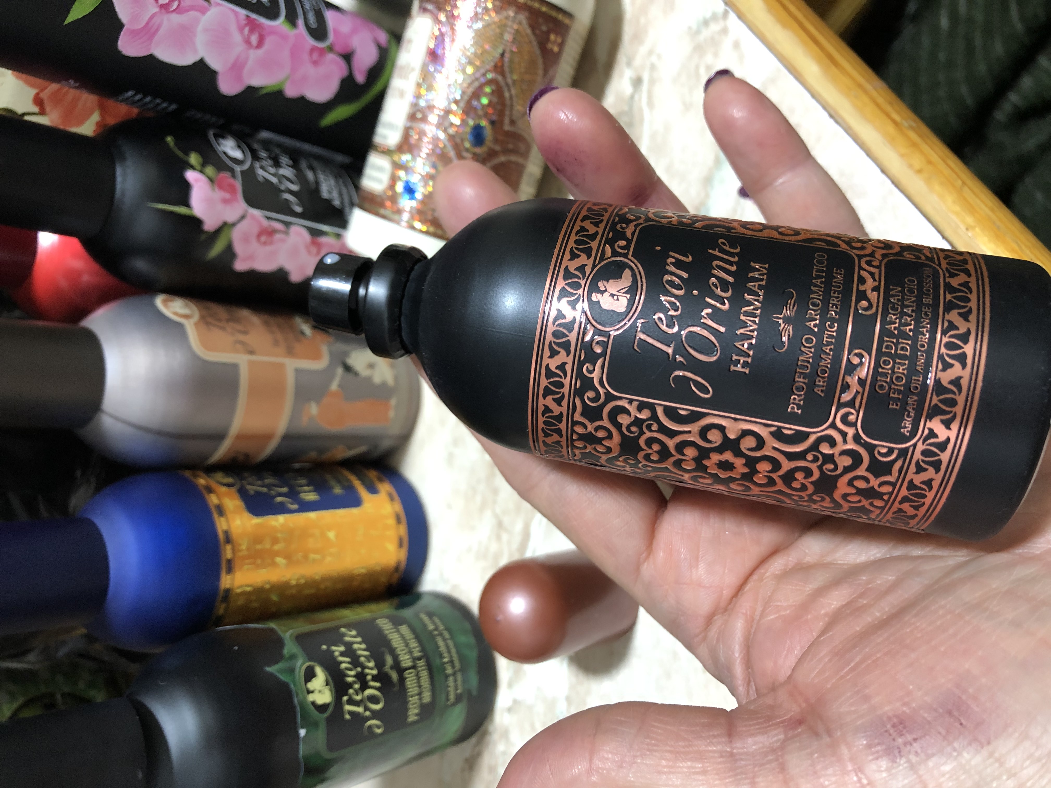 Parfyumlangan suv Tesori d'Oriente Hammam, 100 ml