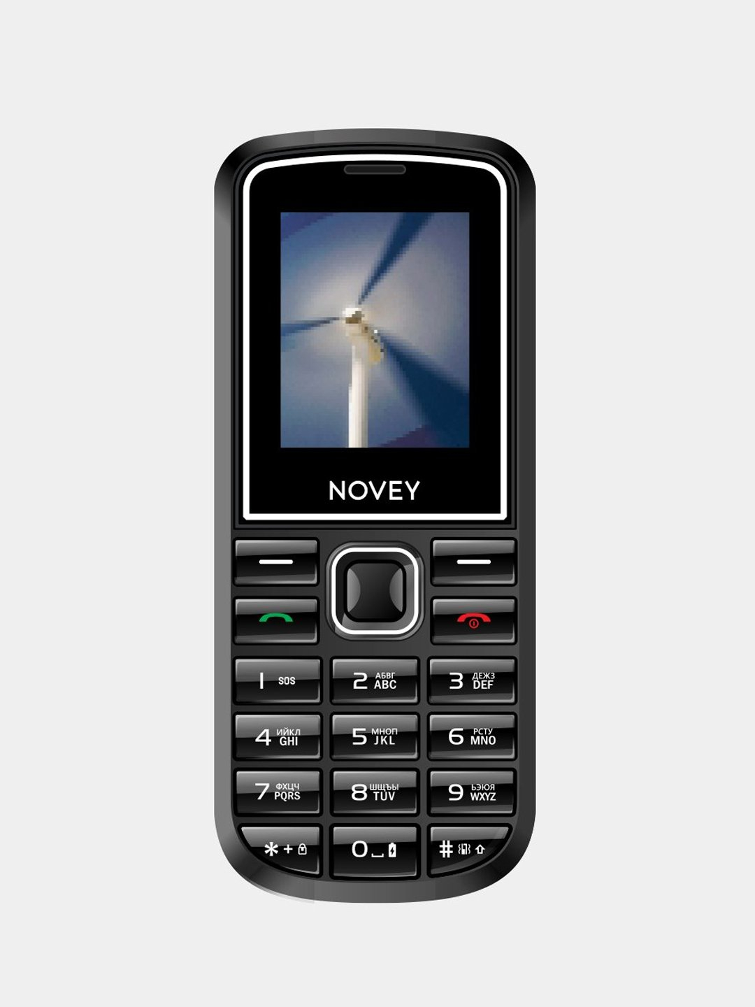 Кнопочный телефон Novey 102, простой телефон GSM 850/900/1800/1900 MГц  купить по низким ценам в интернет-магазине Uzum (807874)