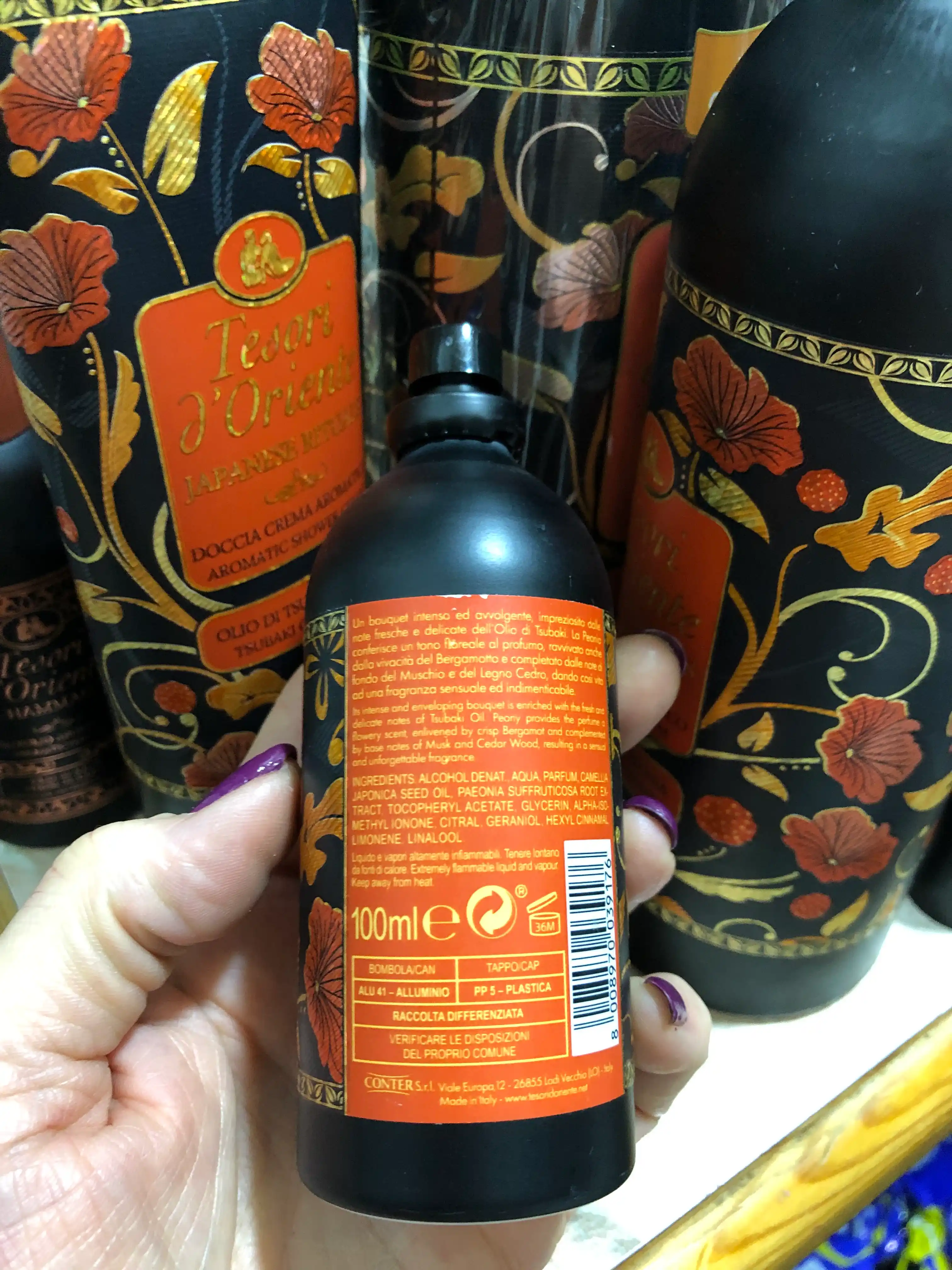 Парфюмерная вода Tesori d'Oriente Japanese Tsubaki Oil, 100 мл