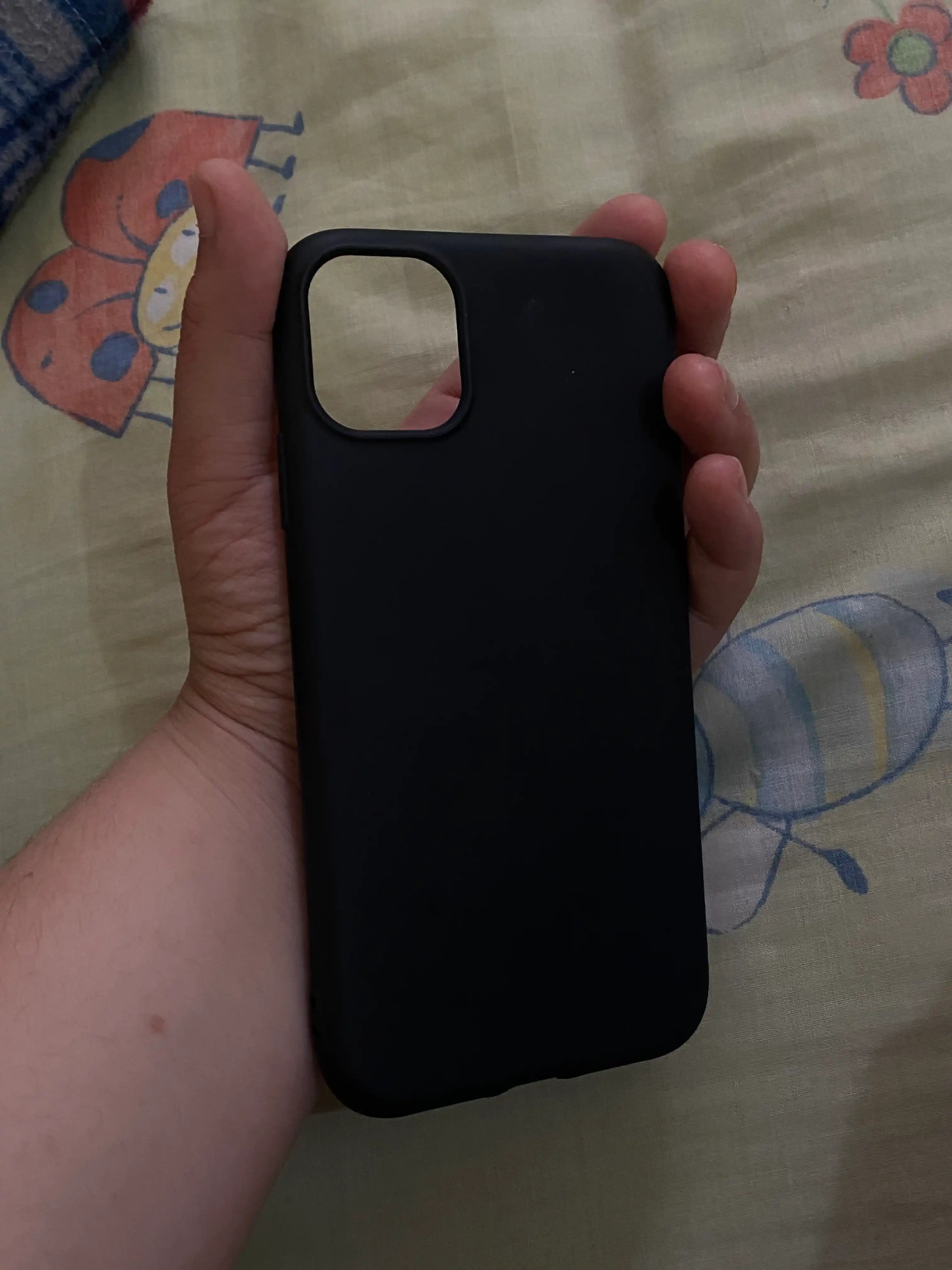 Силиконовый чёрный матовый чехол iPhone 5 5S SE 6 Plus 6S Plus 7 8 Plus X XS XR 11 Pro Max