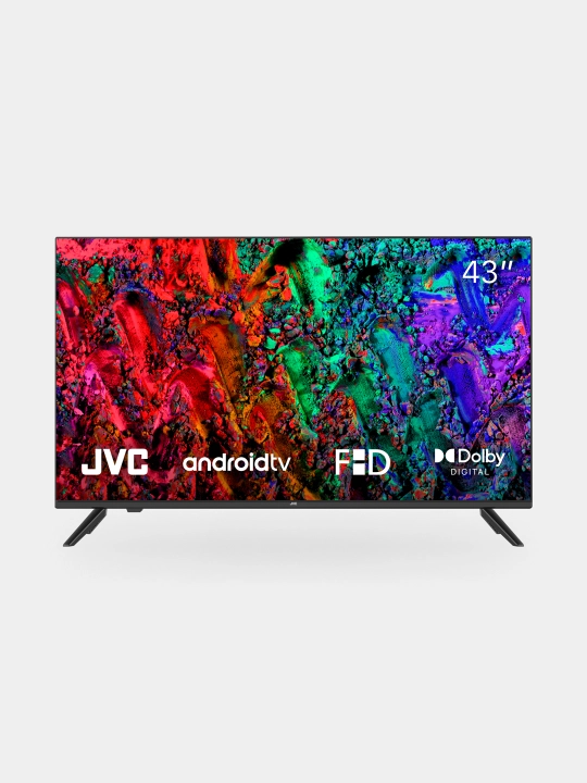 Телевизор JVC 43N5115 Full HD Smart TV, Android 11, Bluetooth, Wi-Fi - 