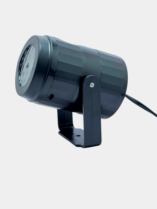 Yangi yil LED LED projektori yangi yil naqshlari bilan RGB projektori