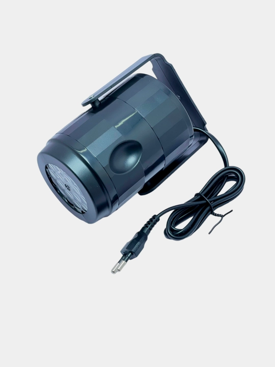Yangi yil LED LED projektori yangi yil naqshlari bilan RGB projektori