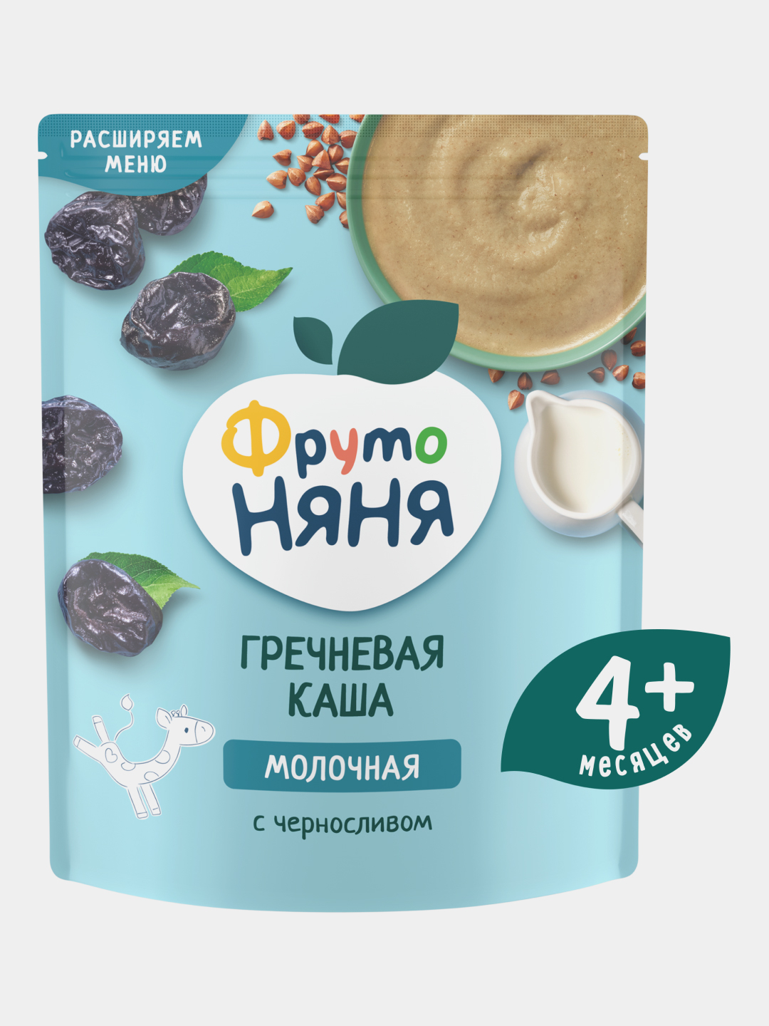Каша гречневая Фруто Няня, молочная с черносливом быстрорастворимая ...