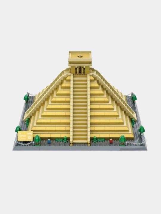 Конструктор Wange лего Храм-Замок Ванге, Кукулькан, Мексика lego Architecture, 1340 шт, 6225 - 