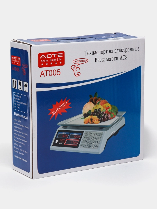 Stol tarozilari AOTE AT005, savdoga, 40 kg gacha