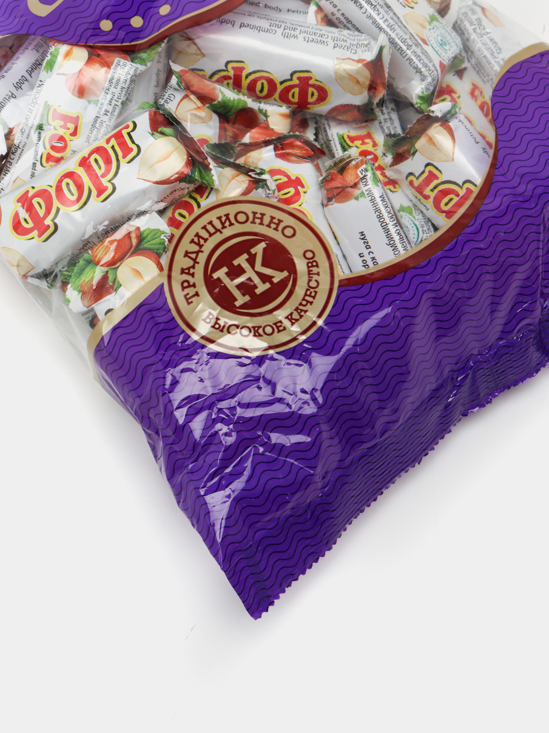 Конфеты Петровский форт нуга с карамелью и орехом, 1 кг купить по ...