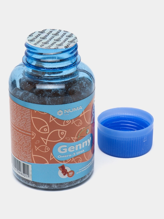 Vitamin Omega-3 DHA Numa Kids Genny bolalar uchun, 60 dona
