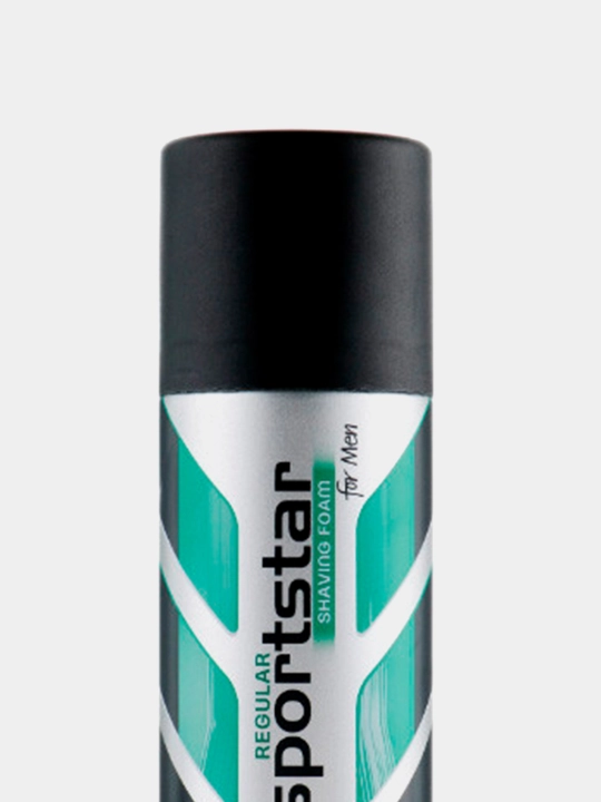 Пена для бритья Sportstar For Men Regular увлажнение и защита, 200 мл