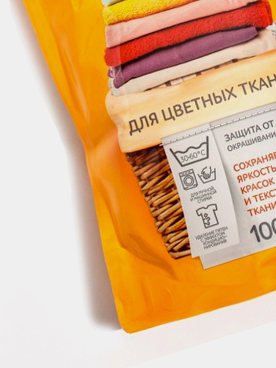 Rangli matolarni yuvish uchun gel Vilor, 1 l