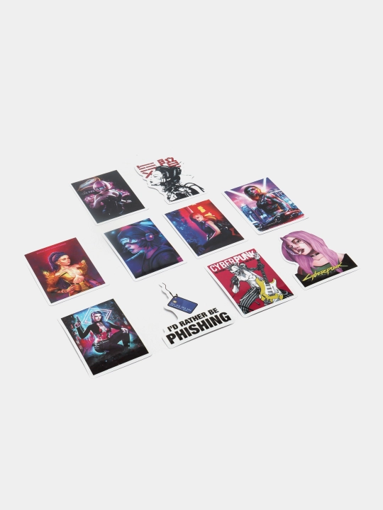 Stikerlar Cyberpunk 2077 / Cyberpunk / 10 ta tasodifiy stiker