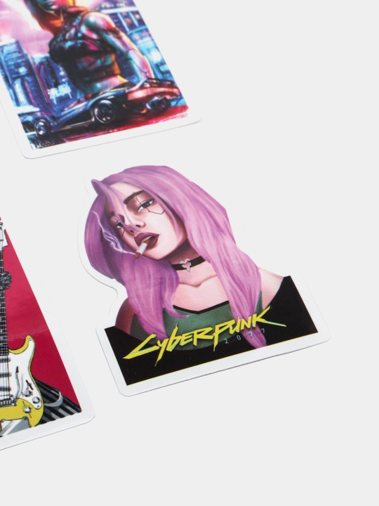 Stikerlar Cyberpunk 2077 / Cyberpunk / 10 ta tasodifiy stiker