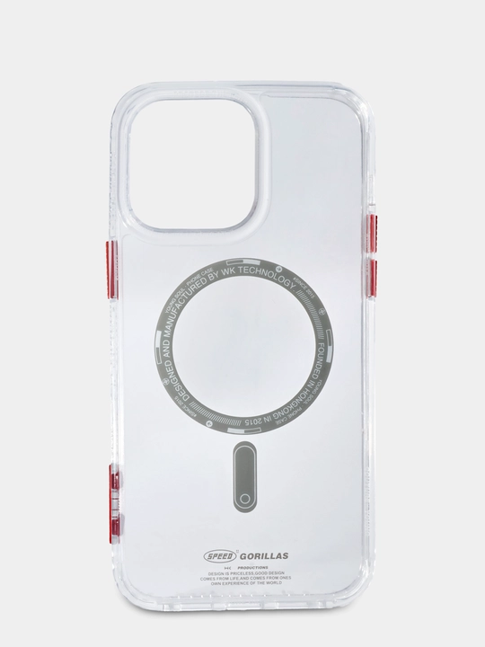 IPhone uchun MagSafe g'ilof 14, 14 ProMax, shaffof, silikon magsafe - 