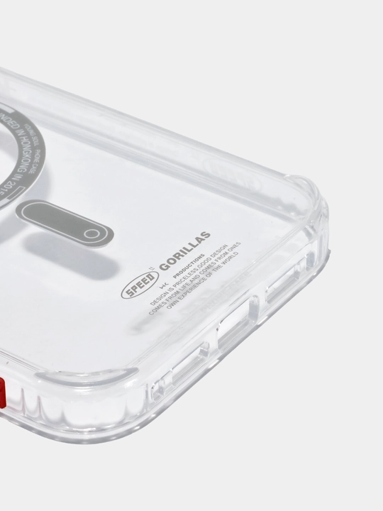 IPhone uchun MagSafe g'ilof 14, 14 ProMax, shaffof, silikon magsafe