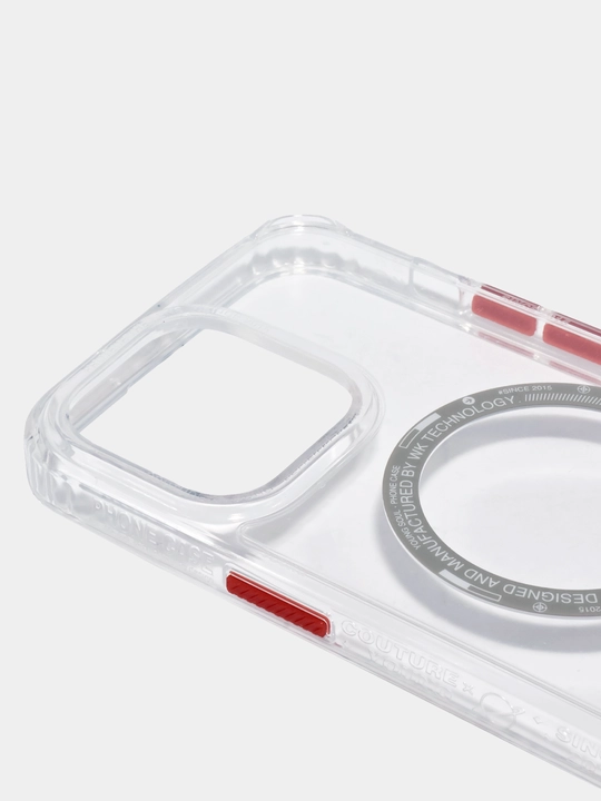 IPhone uchun MagSafe g'ilof 14, 14 ProMax, shaffof, silikon magsafe