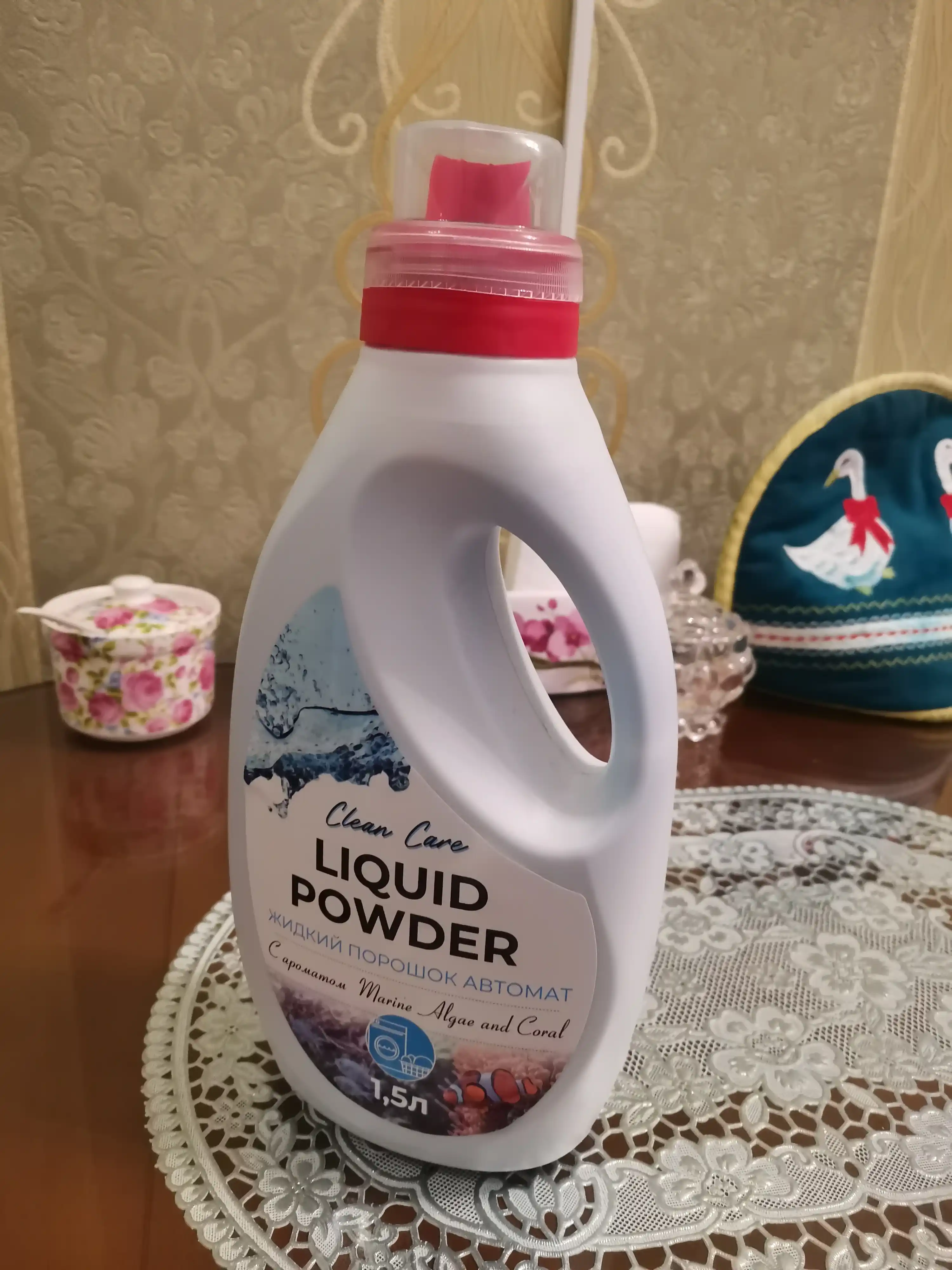 Гель для стирки Clean Care, универсальный, автомат, 1.5 л, жидкий порошок