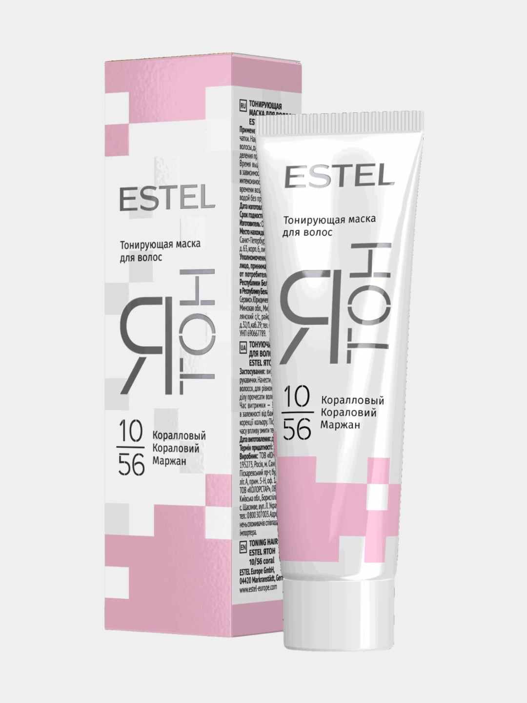 Rangli sochlar uchun niqob "Я ТОН", Estel, 60 ml