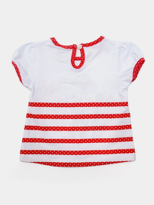 Qizlar uchun trikotaj futbolka "Minnie Mouse"