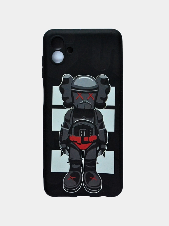 Чехол для Samsung S21/S22/S22Ultra/S23/S23 Ultra/A03/04/04S/33 Коллаборации KAWS "Фосфорные"