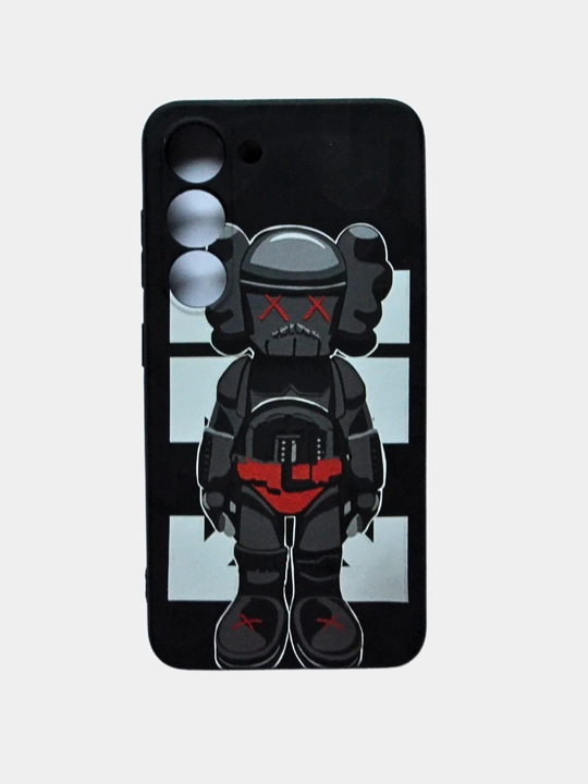 Чехол для Samsung S21/S22/S22Ultra/S23/S23 Ultra/A03/04/04S/33 Коллаборации KAWS "Фосфорные"