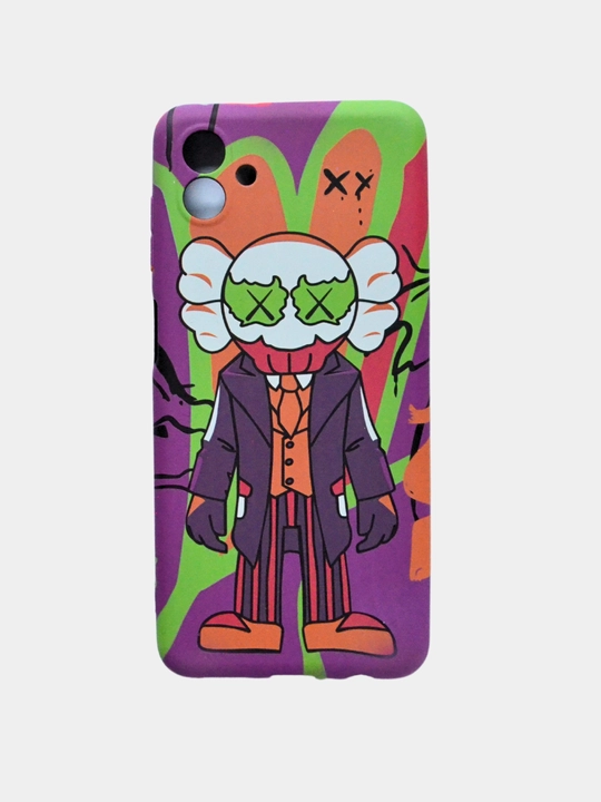 Чехол для Samsung S21/S22/S22Ultra/S23/S23 Ultra/A03/04/04S/33 Коллаборации KAWS "Фосфорные"