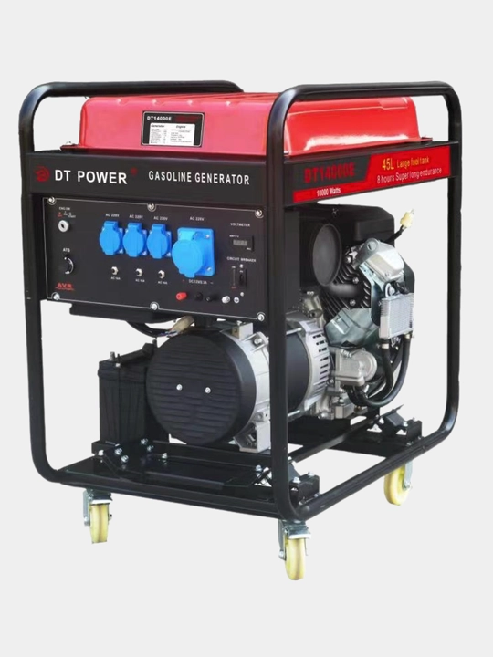 Benzinli elektr generatori 1KW 3KW 5KW 7KW 11KW220V 380V DT1500 3800 6500 9500 14000