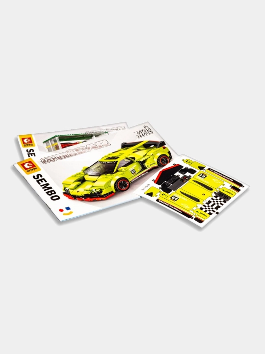 Mashhur avtomobil Lamborghini Veneno qurilish to'plami