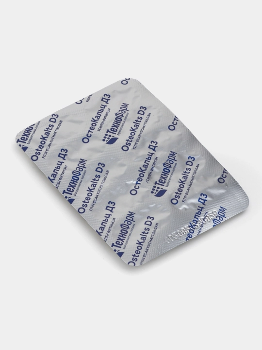 Osteo Kaltsiy + vitamin D3, kapsula shaklida, 50 dona