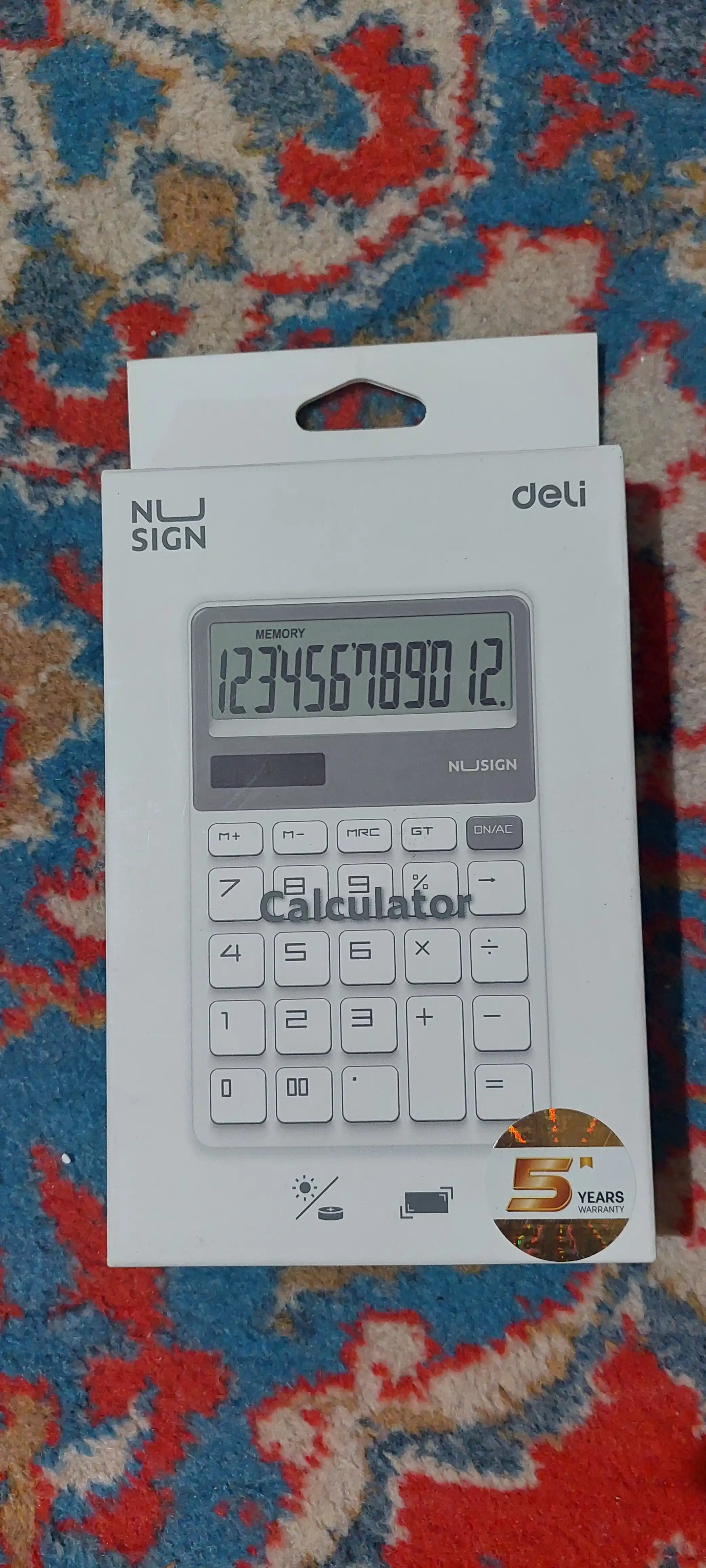 Kalkulyator Deli NS042, 12 raqamli