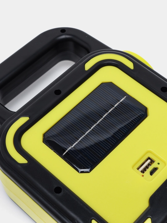 Ручной фонарь на солнечной батарее, переносной прожектор и Power Bank