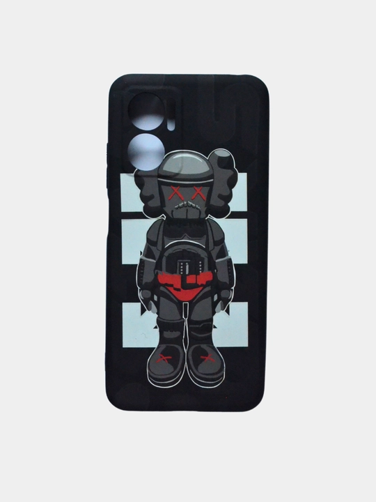G'ilof Redmi Note 8Pro/10/11/11E/12Pro/ MI 13/13Pro/A1/A1+/10C/12C/12T uchun KAWS "Fosfor" - 