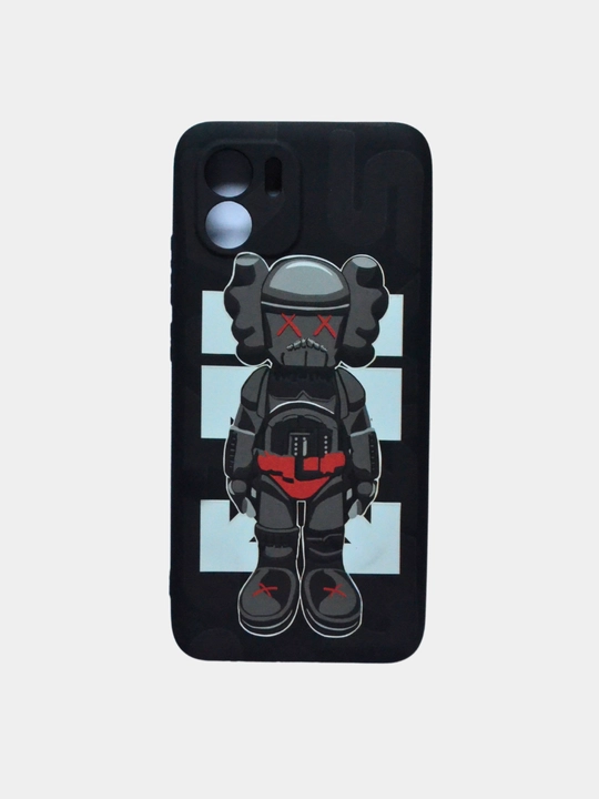 G'ilof Redmi Note 8Pro/10/11/11E/12Pro/ MI 13/13Pro/A1/A1+/10C/12C/12T uchun KAWS "Fosfor"