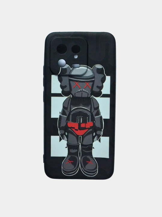 G'ilof Redmi Note 8Pro/10/11/11E/12Pro/ MI 13/13Pro/A1/A1+/10C/12C/12T uchun KAWS "Fosfor"