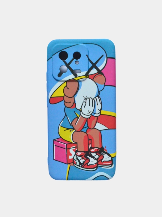 G'ilof Redmi Note 8Pro/10/11/11E/12Pro/ MI 13/13Pro/A1/A1+/10C/12C/12T uchun KAWS "Fosfor"