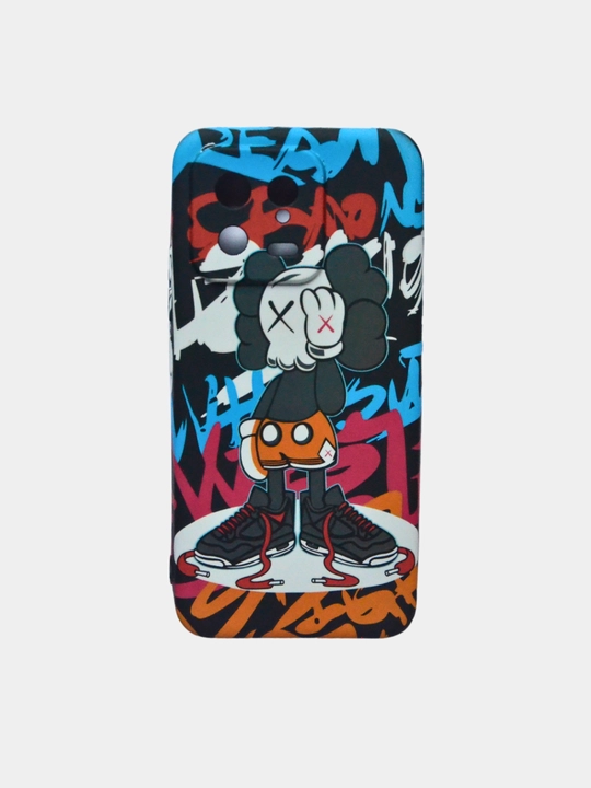 G'ilof Redmi Note 8Pro/10/11/11E/12Pro/ MI 13/13Pro/A1/A1+/10C/12C/12T uchun KAWS "Fosfor"