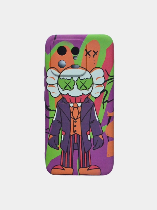 G'ilof Redmi Note 8Pro/10/11/11E/12Pro/ MI 13/13Pro/A1/A1+/10C/12C/12T uchun KAWS "Fosfor"