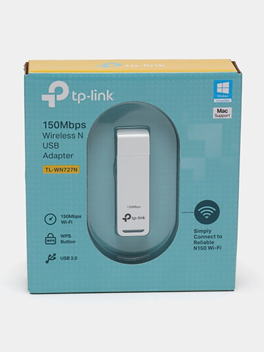 Адаптер USB Wifi USB Tp-link TL-WN727N 150 МБ