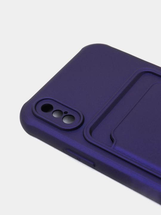 Kartxonali g‘ilof, iPhone X, XR, 11, 12, Pro, Max, Samsung Galaxy A-seriya uchun
