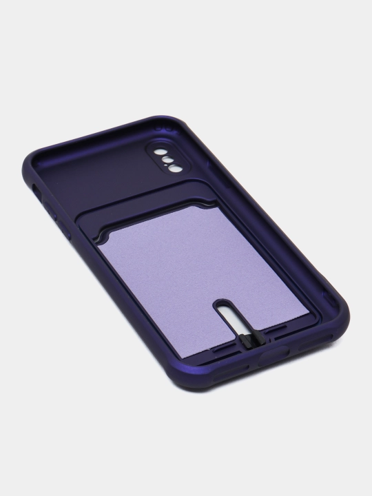 Kartxonali g‘ilof, iPhone X, XR, 11, 12, Pro, Max, Samsung Galaxy A-seriya uchun