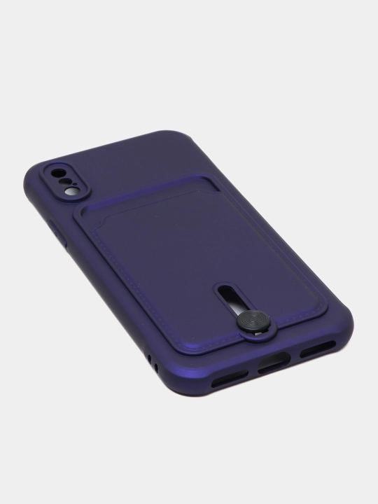 Kartxonali g‘ilof, iPhone X, XR, 11, 12, Pro, Max, Samsung Galaxy A-seriya uchun