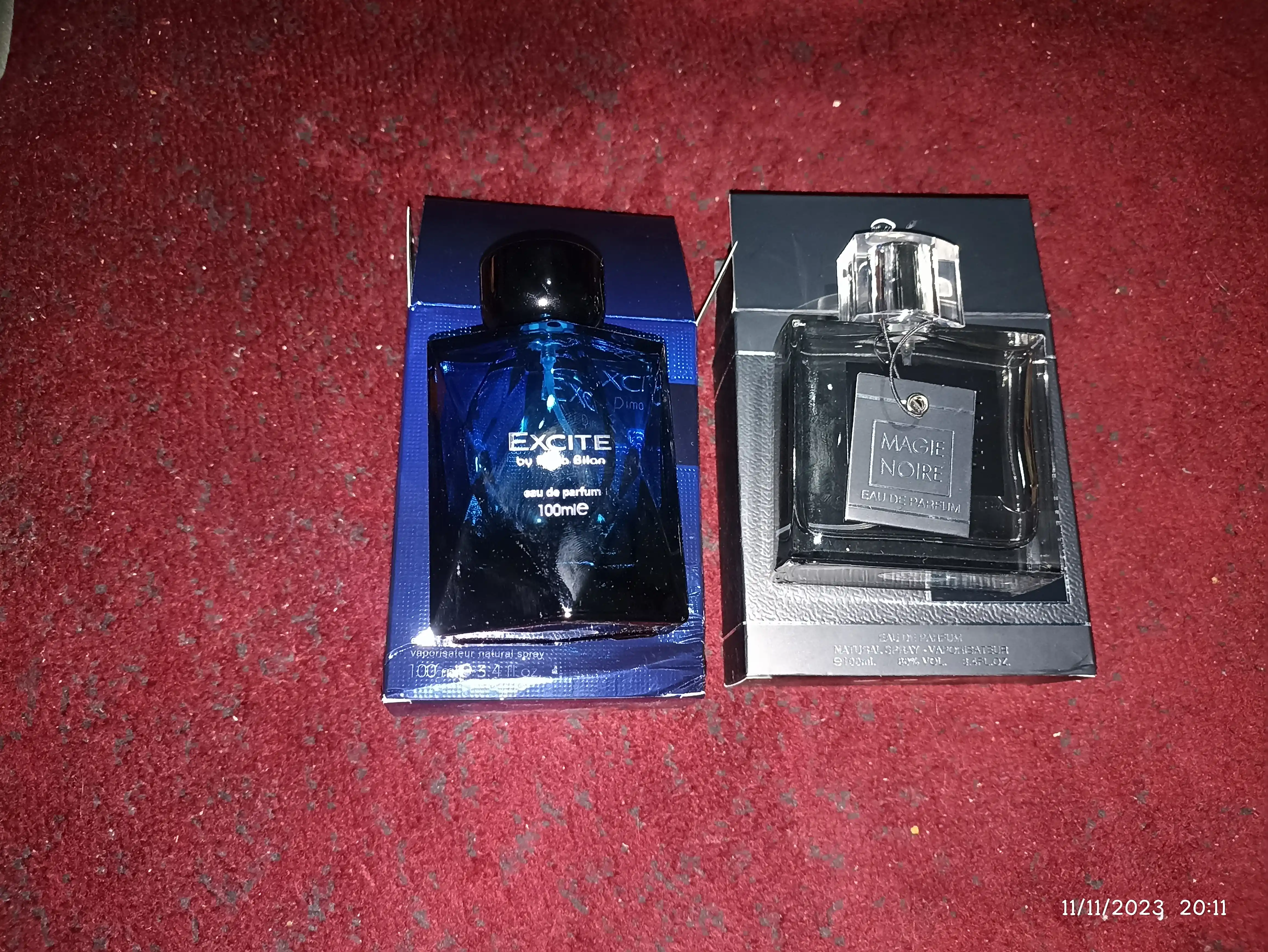 Magie Noire, EXCITE erkaklar uchun parfyumlangan suvi, 100 ml, 50 ml