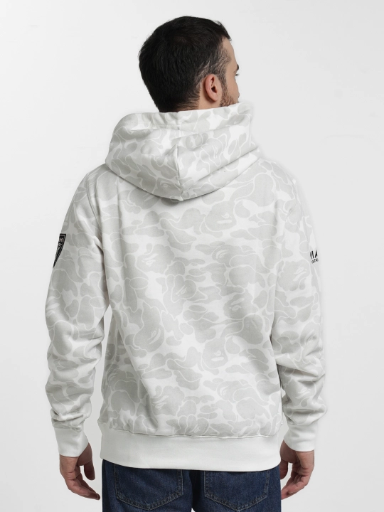 Худи Bape HOODIE BAPE X INTER MIAMI с камуфляжом и капюшоном, унисекс